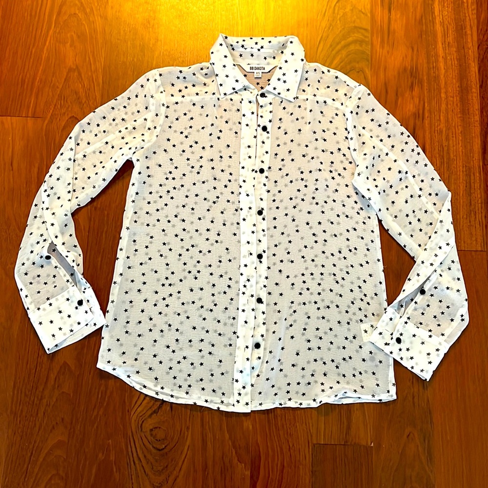 BB Dakota sheer long sleeve shirt
